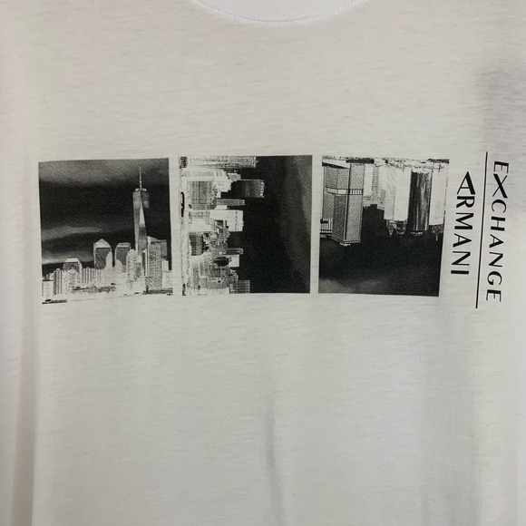 Armani Exchange T-Shirt With City Graphic NWT Men’s Size XXL - Picture 4 of 4